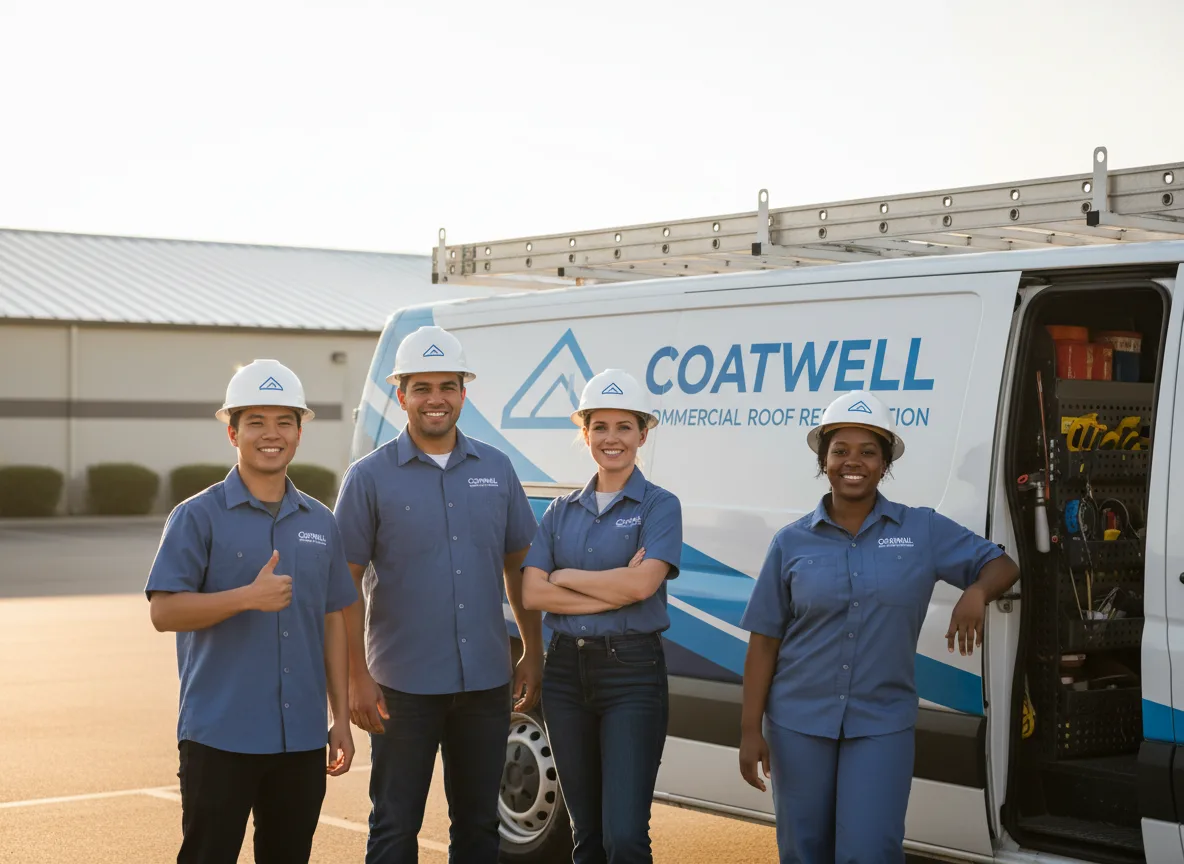 Commercial roof coating company in Garner, KY